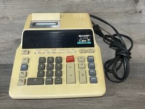 Vintage Sharp EL-1197G III 10 Digit Printing Calculator Large Keys GT Tested